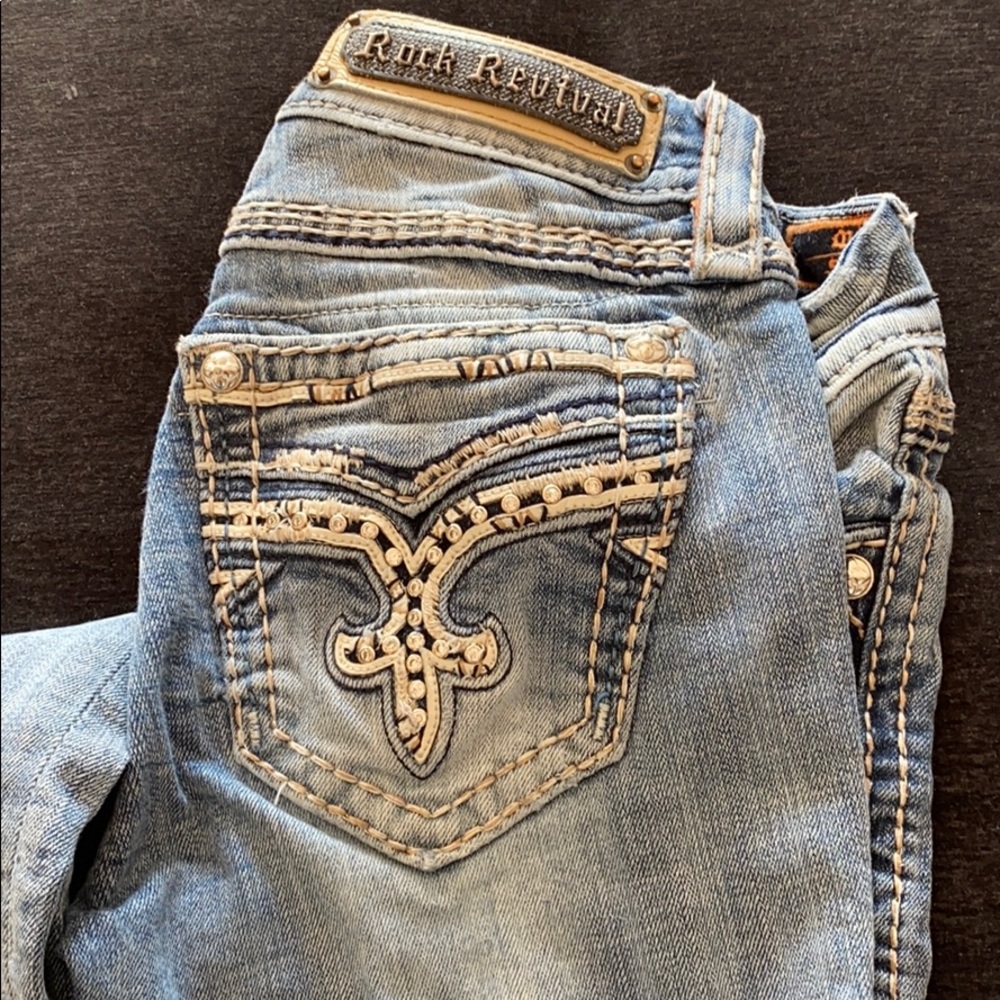 Rock Revival jeans, light wash